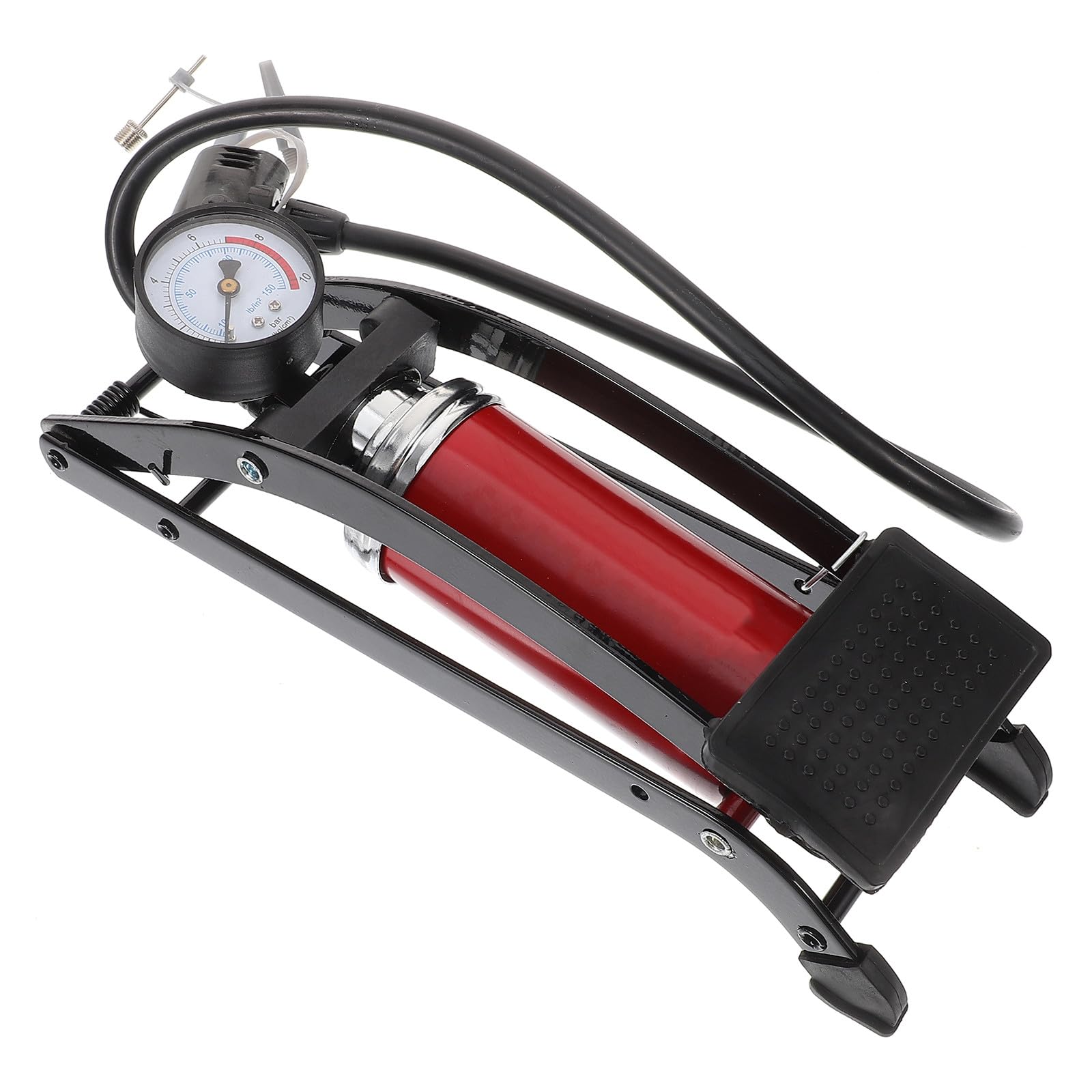 GALPADA Pompa per Bici ad Alta Pressione Portatile con Design Ergonomico Pompa e Compatta per Gonfiaggio Rapido Pneumatici Corsa e Mountain Bike