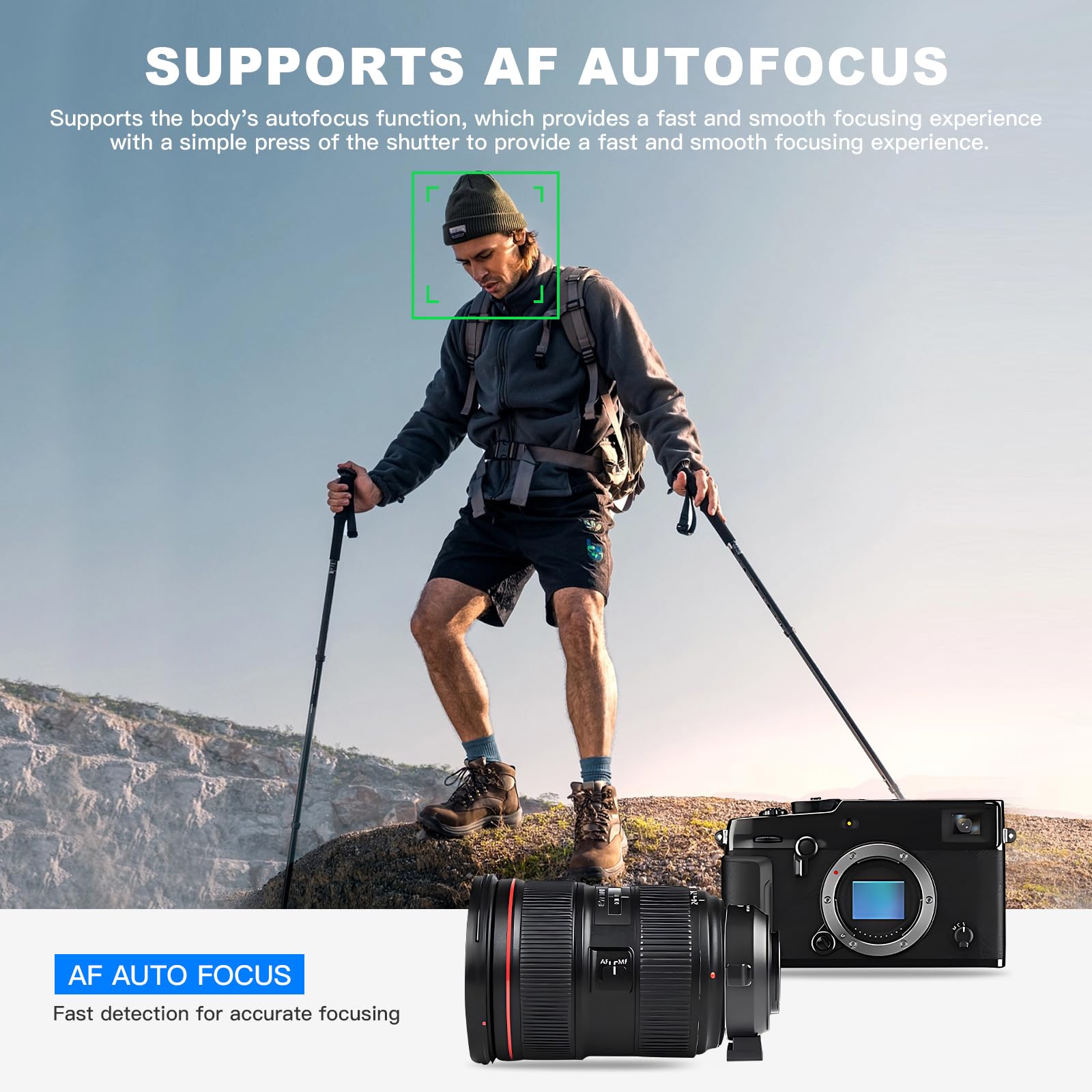 VILTROX EF-FX1 Pro Adattatore Lente Autofocus Elettronico EF-FX Adattatore AF per obiettivo Canon EF/EF-S a Fuji X Mount X-H1 X-T5 X-T4 X-T3 X-T30 X-T100 X-E3 X-S10 X-E4