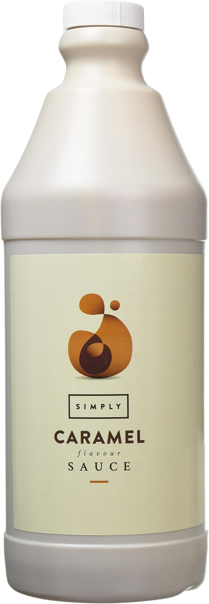 Caramel Sauce, Topping Sauce in Pourable Easy Squeeze Bottle for Ice Cream, Waffles, Pancakes, Coffee & Milkshake (2.5kg)