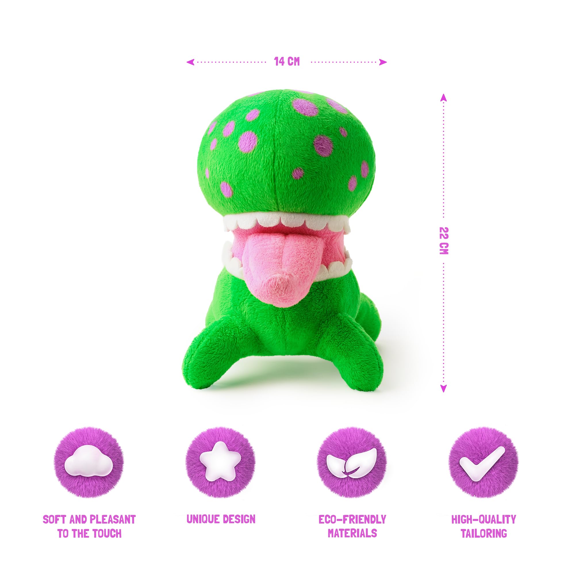 HEY CLAY PLUCHE - Schattig knuffeldier voor kinderen, zacht pluche cadeau voor meisjes en jongens, kleurrijke knuffels (Pi HEY CLAY PLUCHE - Schattig knuffeldier voor kinderen, zacht pluche cadeau voor meisjes en jongens, kleurrijke knuffels (Pi