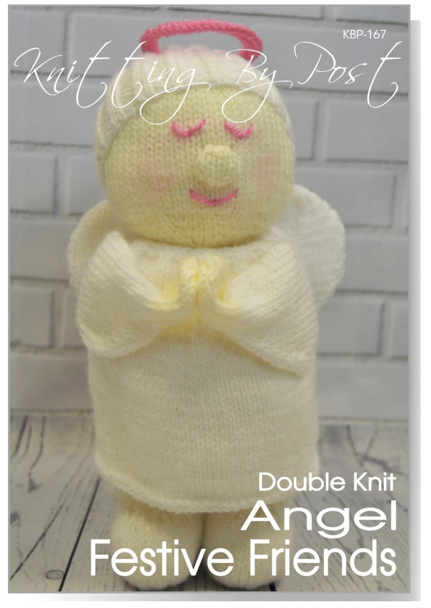 Knitting By Post Knitting Pattern Festive Friends Angel Soft Toy From