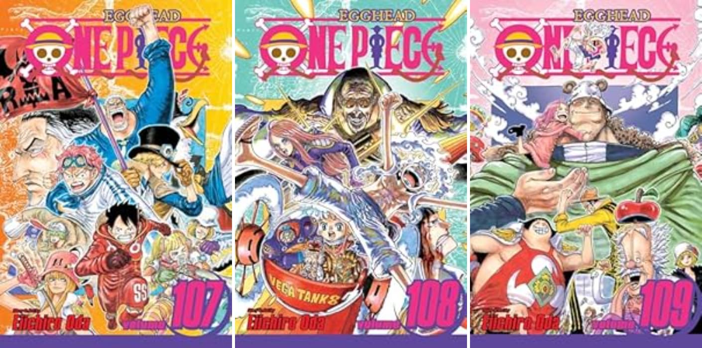 Serie One Piece, Set de 19 Libros de Manga, Volúmenes 91-109, de Eiichiro Oda