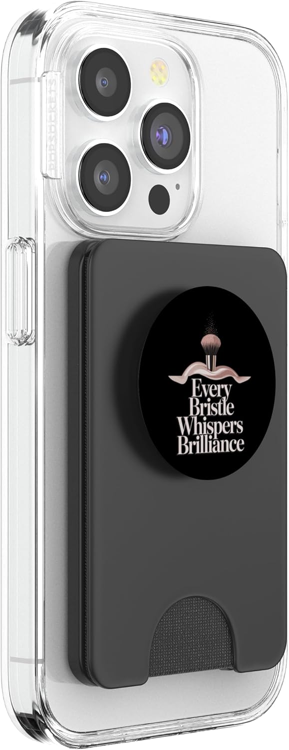 Every Bristle Whispers Brilliance Makeup Brush PopSockets PopWallet for MagSafe image 4