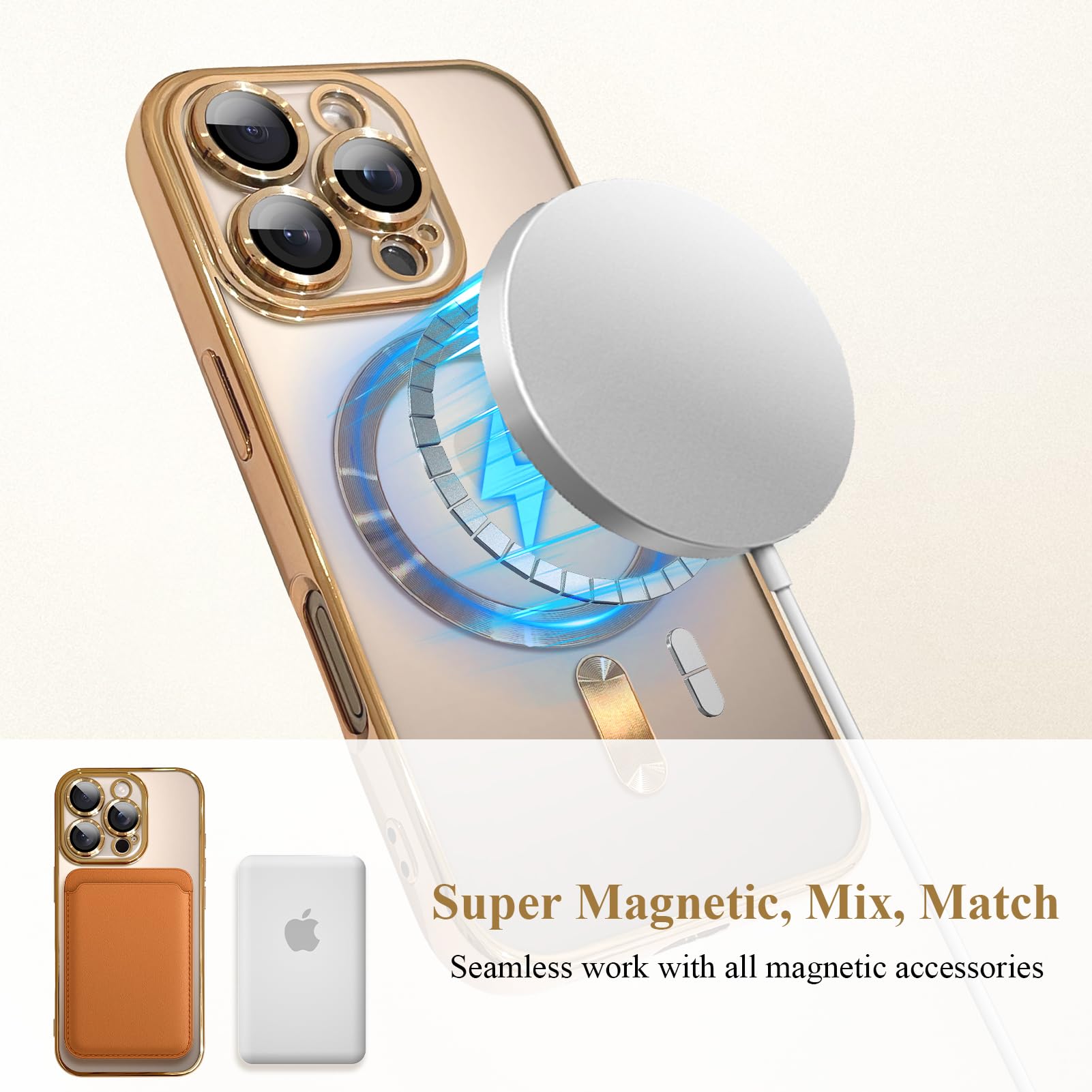 Amazon.com: ZIYE Magnetic Case Made for iPhone 16 Pro 6.3 Inch