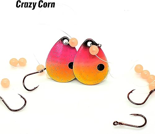 Miniatura 2 de 12 Pack Glow Walleye Crawler Harness