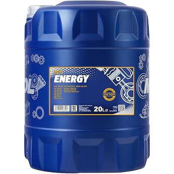 MANNOL Energy 5W-30 API SL/CF Engine Oil, 20 Litres, MN7511-20, Yellow Brown