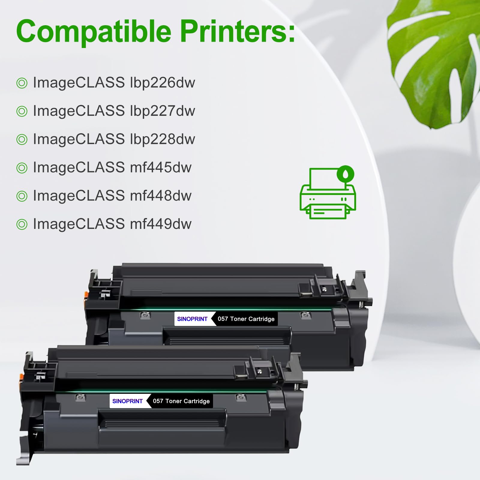 Amazon.co.jp: SINOPRINT 互換トナーカートリッジ Canon 057