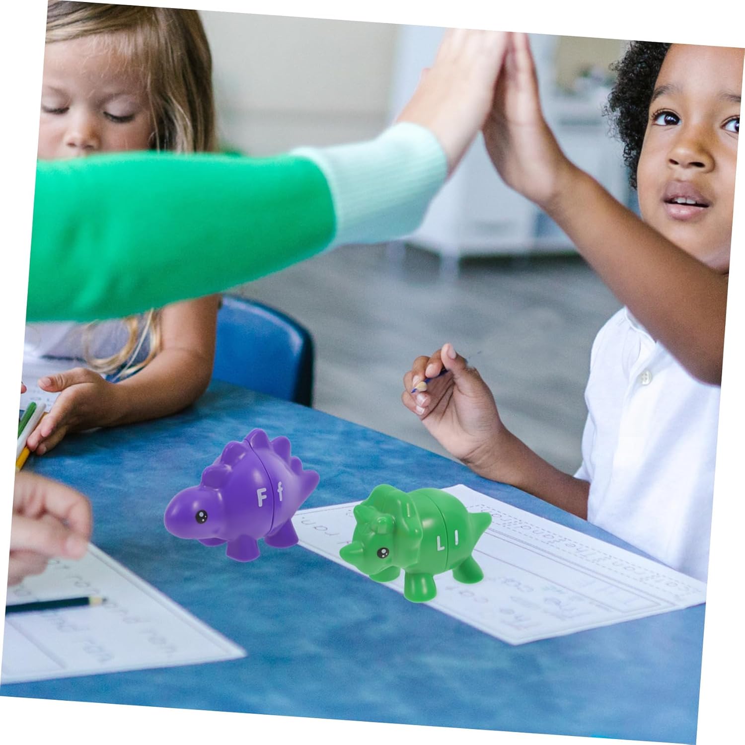 1Set Dinosaur Alphabet Matching for Inspired Early Learning Game Engaging Educational for Preschoolers Includes Storage Bag for Cognitive Development