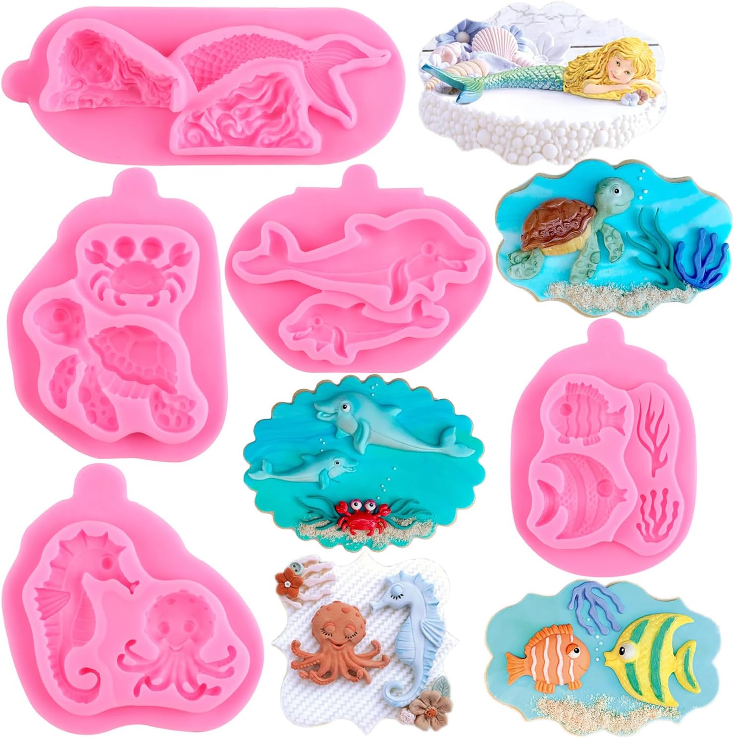 Moldes para Fondant y Pasta de Goma