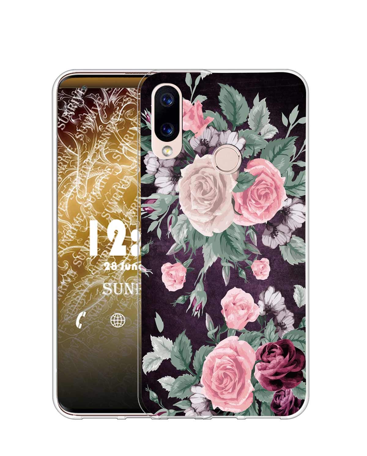 Coque Pour Asus Zenfone MAX M2 ZB633KL + Verre Trempé Film Protection Ecran Housse Etui Gel Tpu Silicone Transparent Protection Souple Ultra Mince Vitre Protecteur Anti Rayure Phonillico