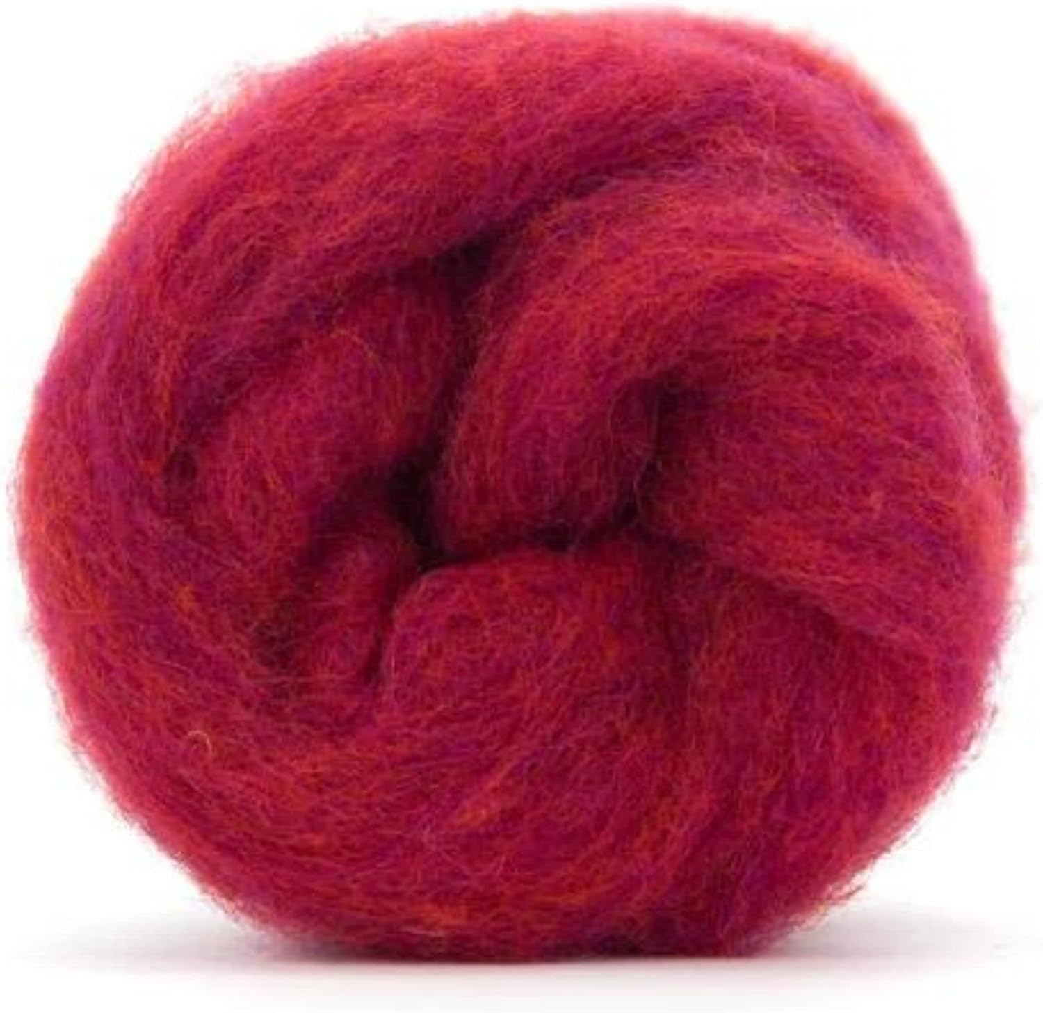 Revolution Fibers Frutti Looped Wool Variety Pack | 8 Luxurious Blended Colors of Corriedale Fleece Fiber | Perfect for 3D Needle Felting, Wet Felting & Spinning