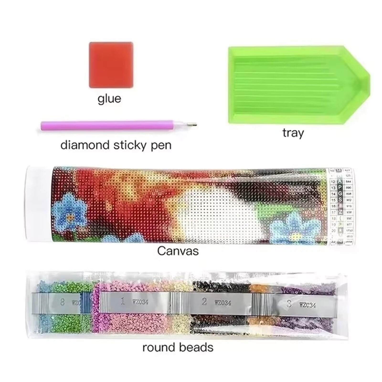 5D Diamond Art Painting Kit Bee Diamond Painting Bloem, DIY Volledige Boor Kristal Art Kits voor Volwassenen, Kruissteek Kunst Ambachten Borduurkit voor Volwassenen, Home Muur Decor Geschenken voor