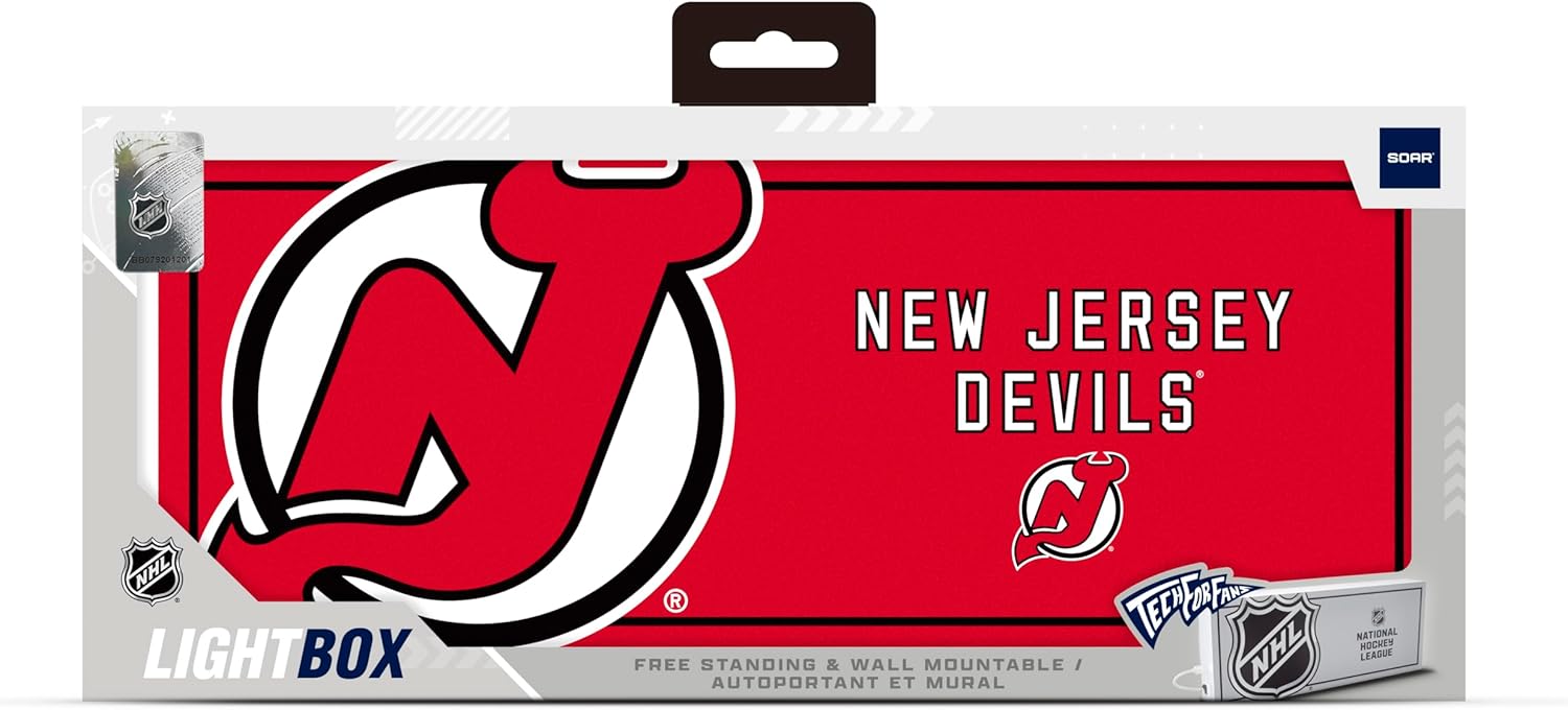 SOAR NHL LED Ambience Light Box: Elevate Your Space with Officially Licensed Wall Décor