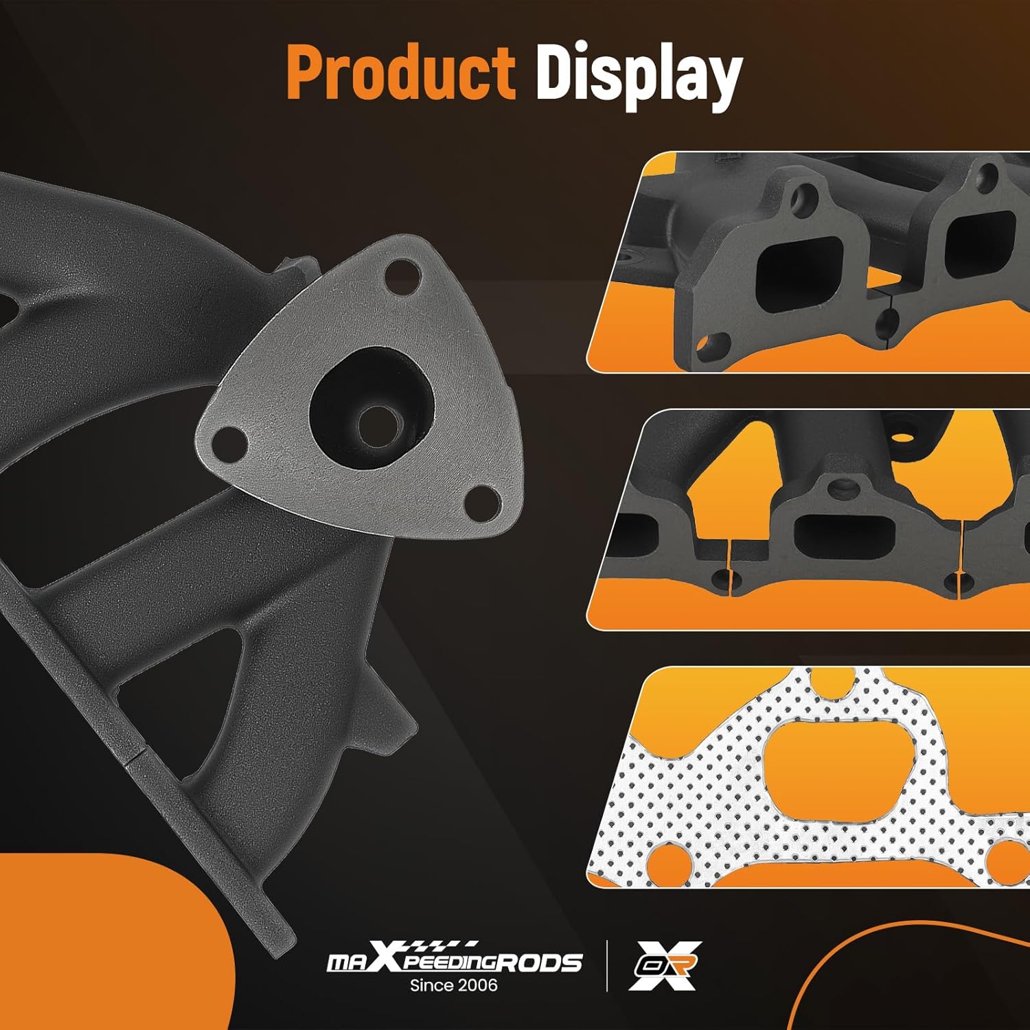 maXpeedingrods Exhaust Manifold Kit 674-773 with Gaskets Nuts Bolts for Chevrolet Equinox GMC Terrain 2015-2017 L4 2.4L, 12672285 12656404 674773