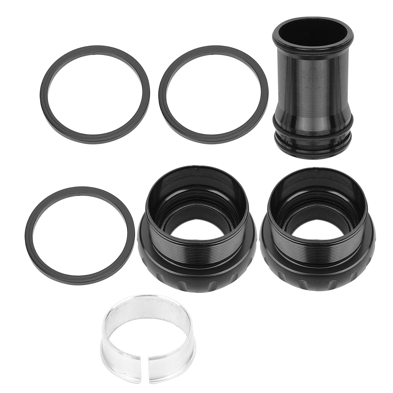 KIMISS Rower Górski ze Stopu Aluminium Ceramiczny Pusty Wspornik Dolny łożysko Mechanizmu Korbowego dla/RaceFace/ (BLACK)