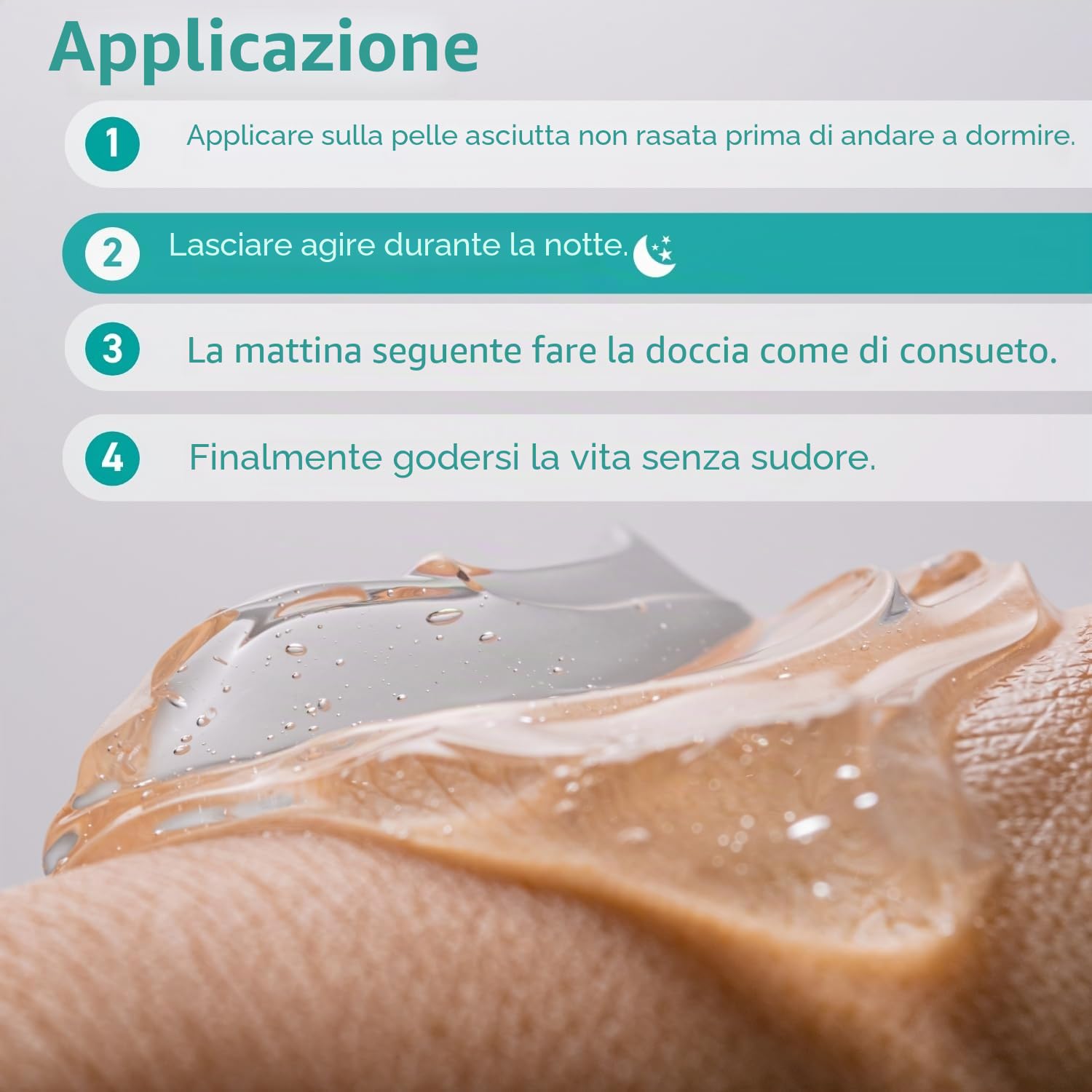 odaban® Set Antitraspirante & Deodorante Gel + Salviette | controllo sudore e odori su viso, mani, piedi e schiena | salviette deodoranti monouso per ascelle e viso | azione rapida, unisex