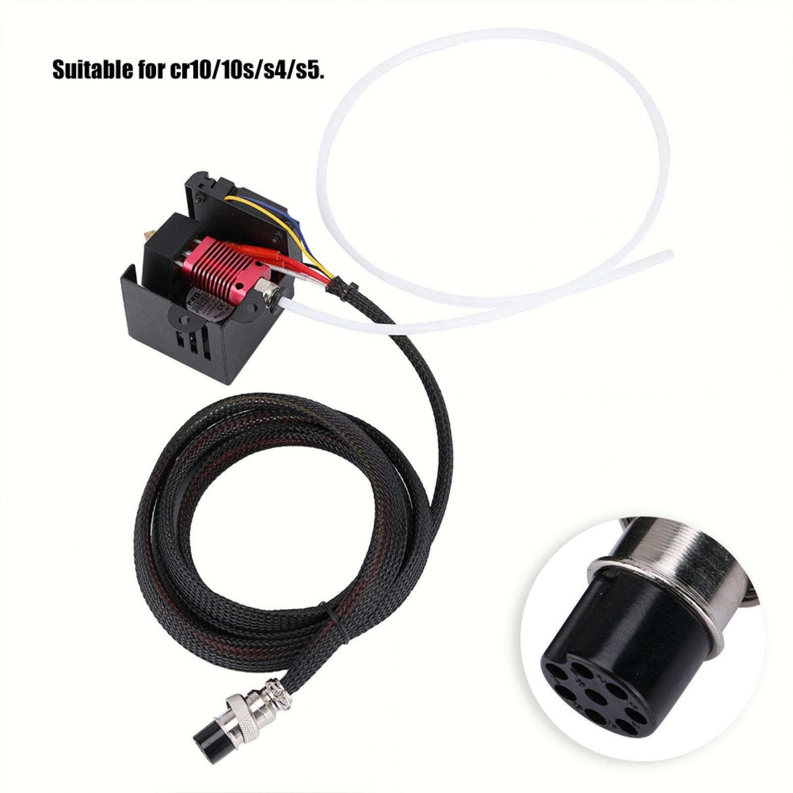 Kit estrusore, parti di ricambio per stampante 3D CR-10, kit ugello spray, con blocco riscaldante in alluminio, hotend J-head, per stampanti 3D cr10/10s/s4/s5