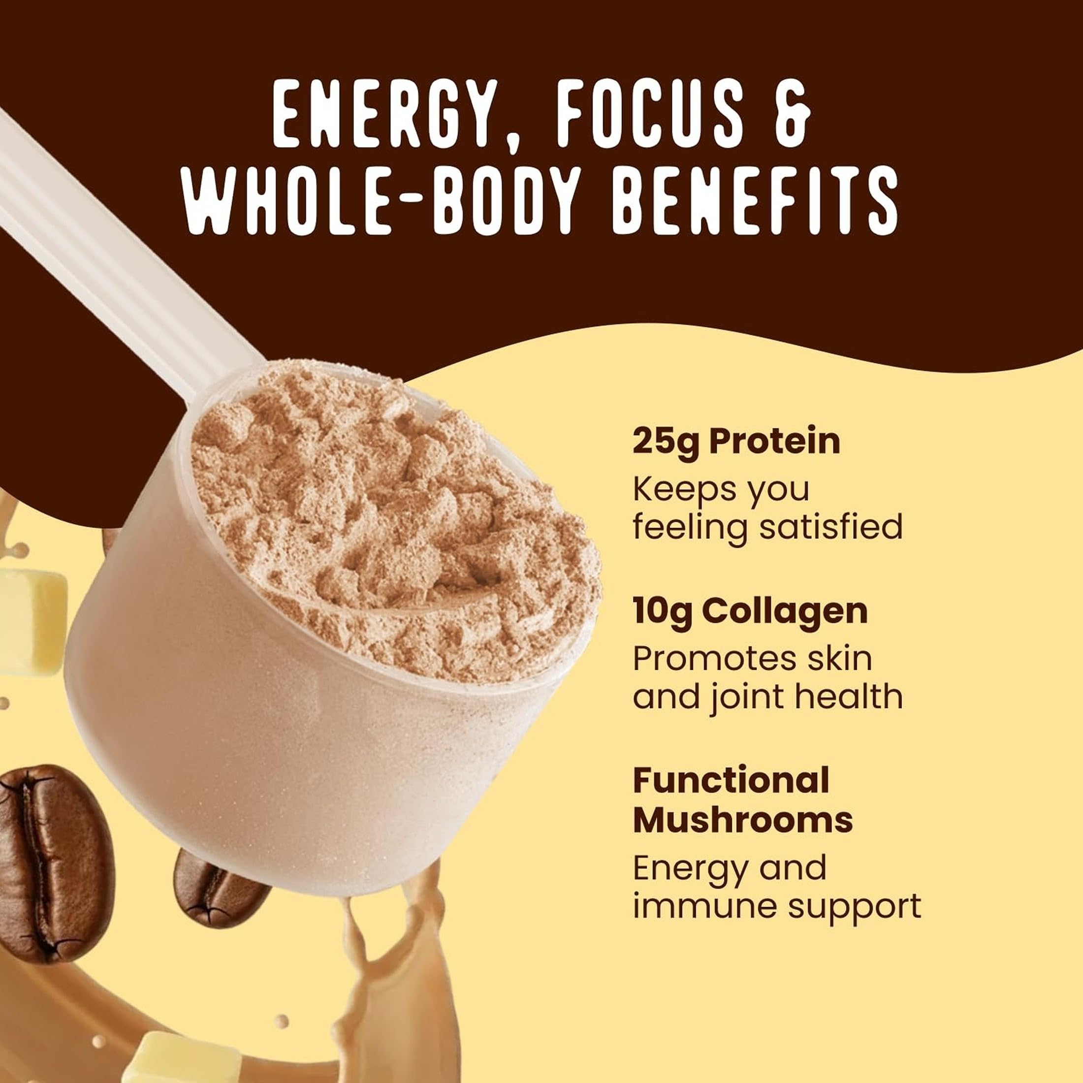 FlavCity All-in-One Protein Smoothie Powder, Butter Coffee, 20 Servings — Amazon image 5