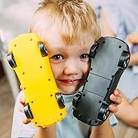 Vista 8 de 5-in-1 Magnetic Vehicles Playset Toy, Transform to Robot, Mix & Match Assembling Building Action Figures Kit with Storage Box, Birthday Gift for