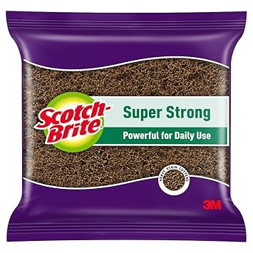 Scotch-Brite Super Strong Scrub pad for Everyday Tough Stains (Replacement to Steel Scrubber for Kitchen) - image, photos