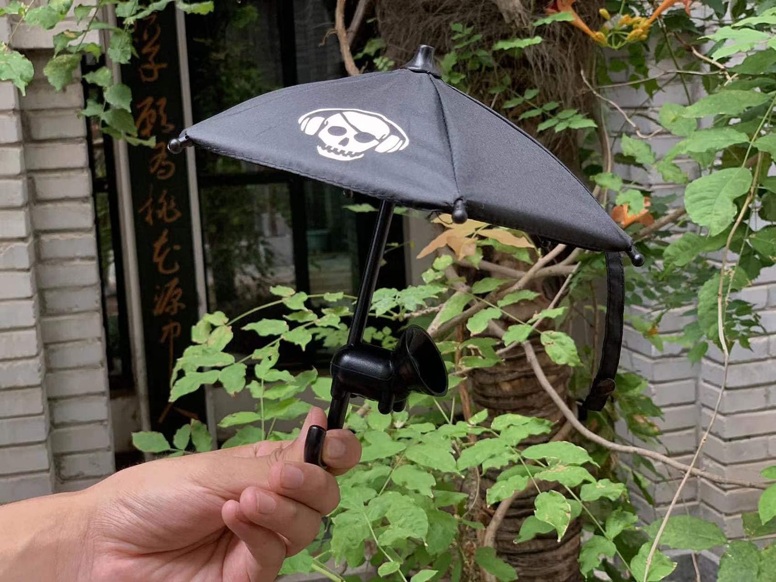 Telefoon Paraplu Zuignap, Parasol voor Smartphone Tegen de Zon, Mobile