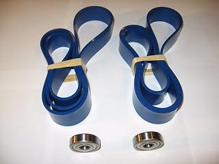 New Heavy Duty Band Saw Urethane Blue Max Tire Set AND 2 BLADE GUIDE BEARINGS FOR RIGID MODEL BS14000