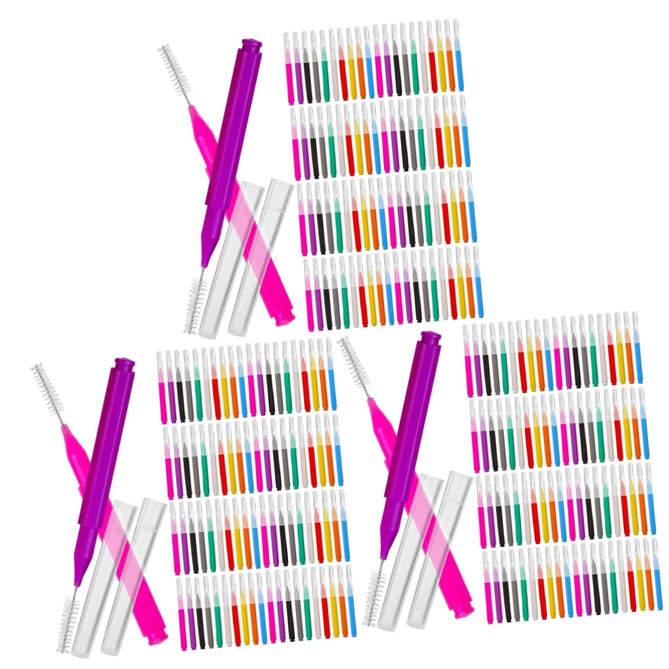 300pièces Brosses Interdentaire Pour Nettoyer Dents Pour Porteurs De Bagues Avec