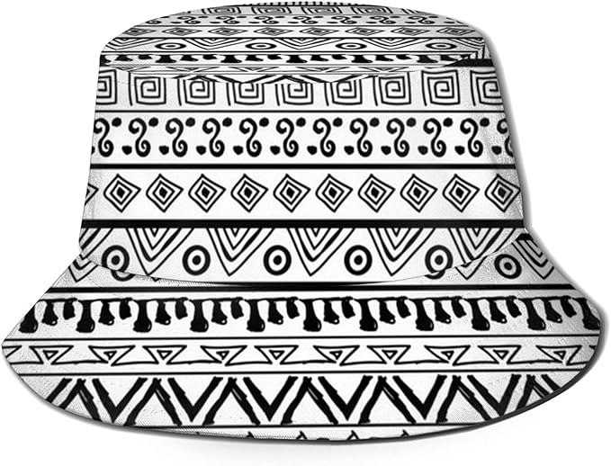 African Bucket Hat Beach Travel Summer Hat Uv Sun Protection