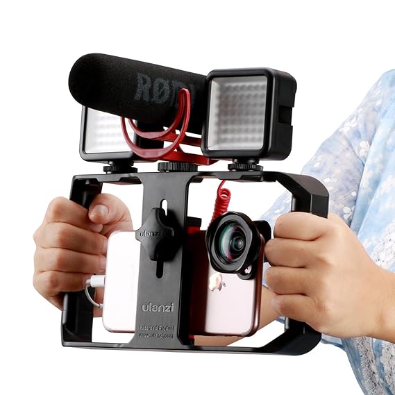 Amazon.com: Ulanzi U Rig Pro Video Rig for iPhone, Phone Stabilizer Rig ...