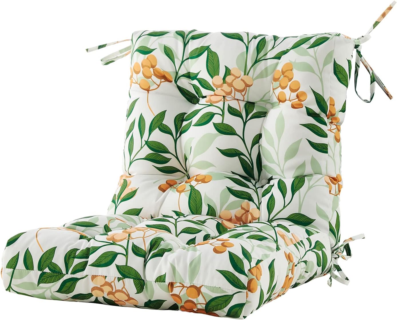 ARTPLAN Outdoor Chair Cushions Seat & Low Back,40"x20"x4