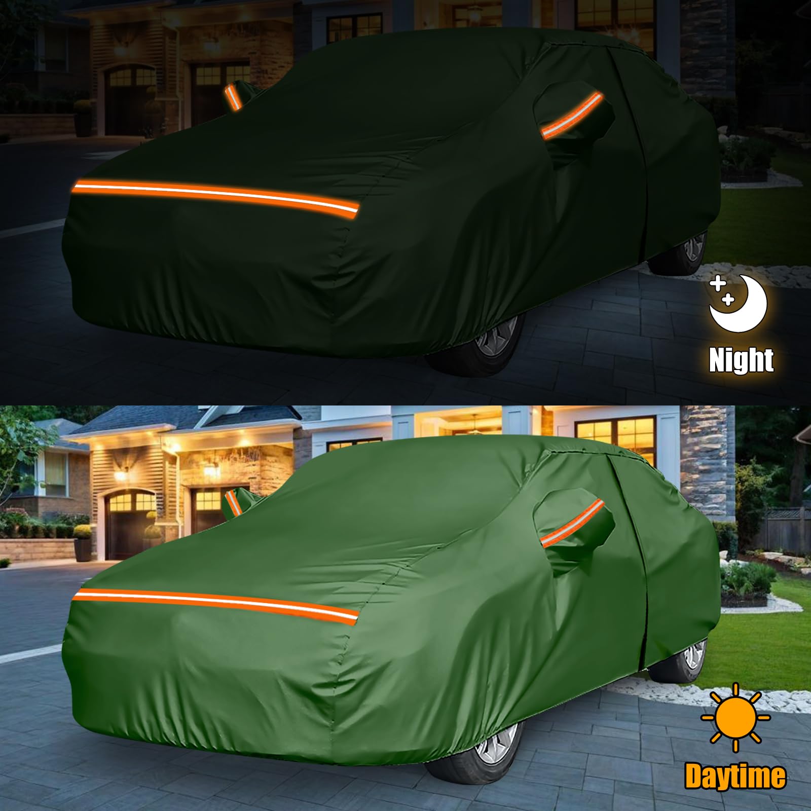 Waterproof Car Covers Replace for 2011-2025 Honda Civic Multilayer Heavy Duty with Cotton Liner All Weather Custom-fit Car — view 5