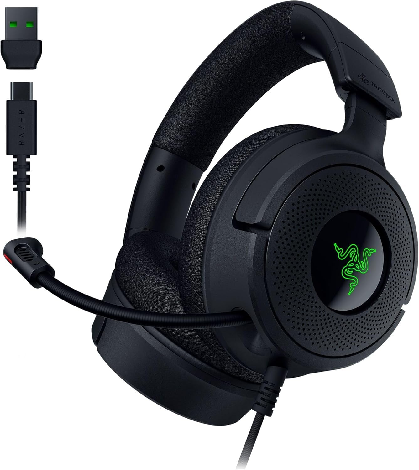 Razer Kraken V4 X - Kabelgebundenes PC-Gaming-Headset Schwarz