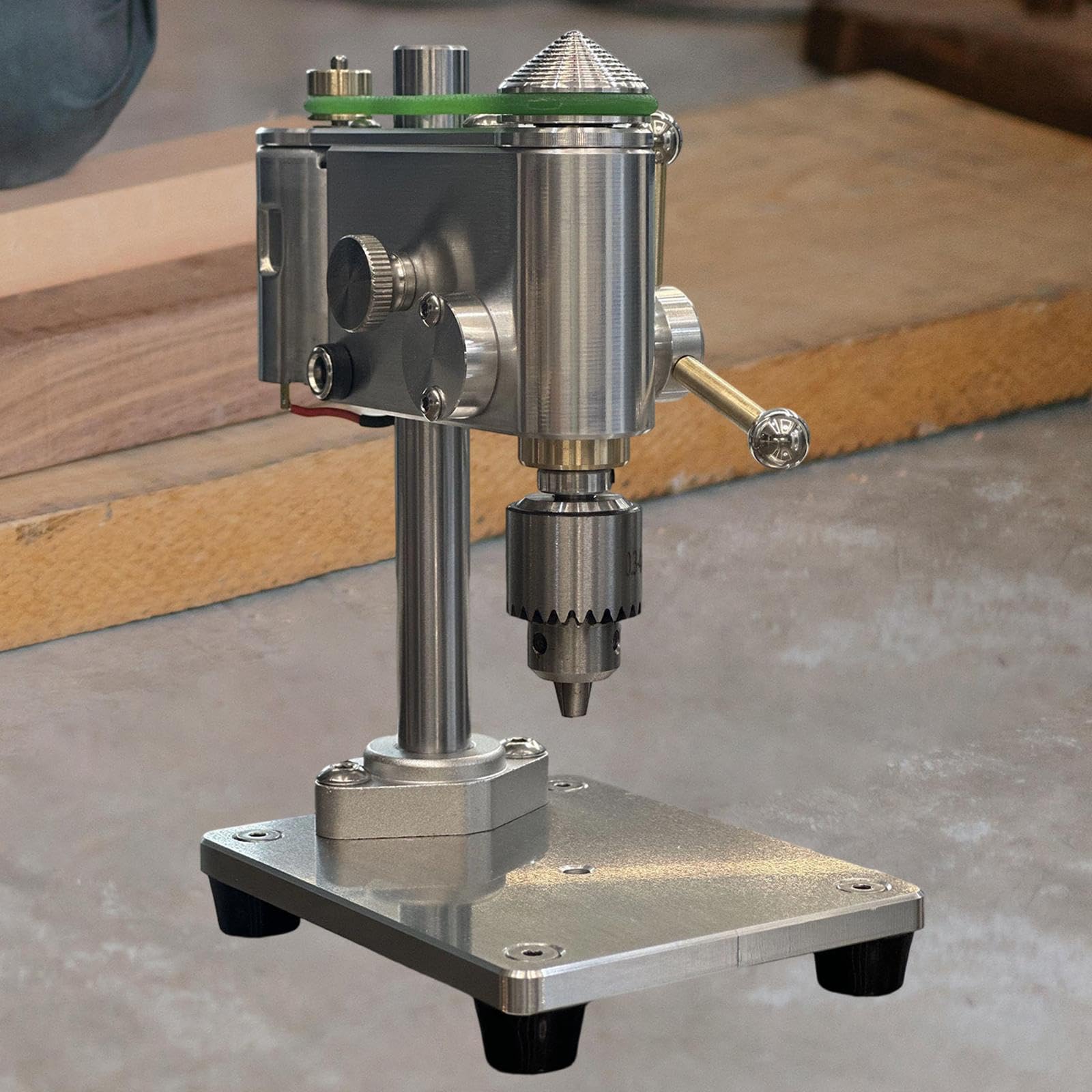KESOTO Mini Taladro de Banco, Fresadora de Mesa, Herramienta Multifuncional Portátil para Manualidades Y de Gran Fiabilidad.