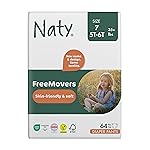 Naty FreeMovers Diaper Pants | Sensitive Skin Certified Potty Training Pants | Soft, Unscented | Absorbent & Leak-Proof | Unisex Baby & Toddler | Size 7, 5T-6T (35+ lbs), 64 Count
