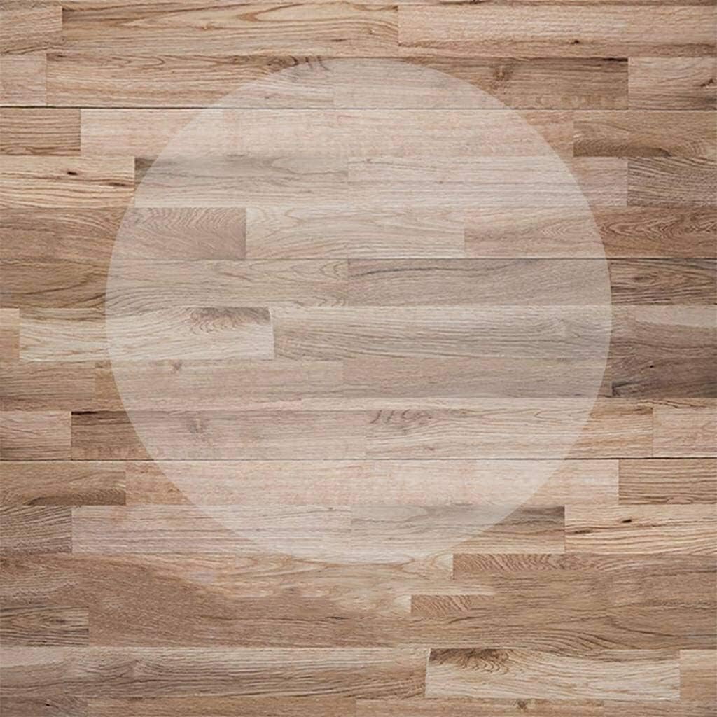 Chihen Clear Chair Mat for Hard Floors, Clear Hard Floor Use Transparent Office Home Floor Protector Mat Chairmats (Color : 1.5mm, Size : 120CM Round) : Office Products