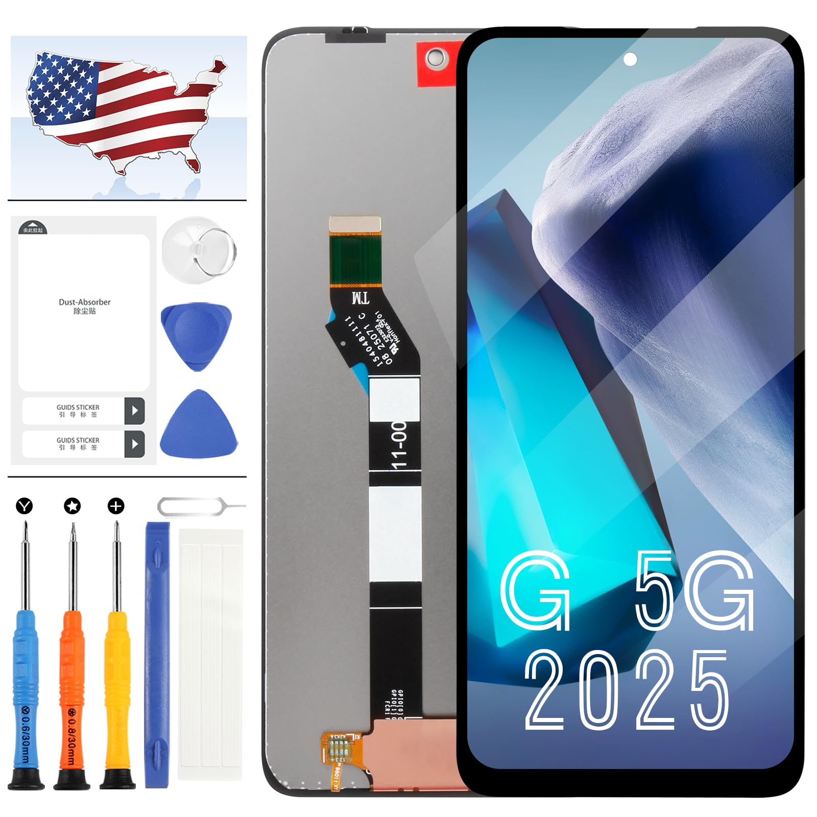 Amazon.com: Screen Replacement for Motorola G 5G 2025 Display,6.7