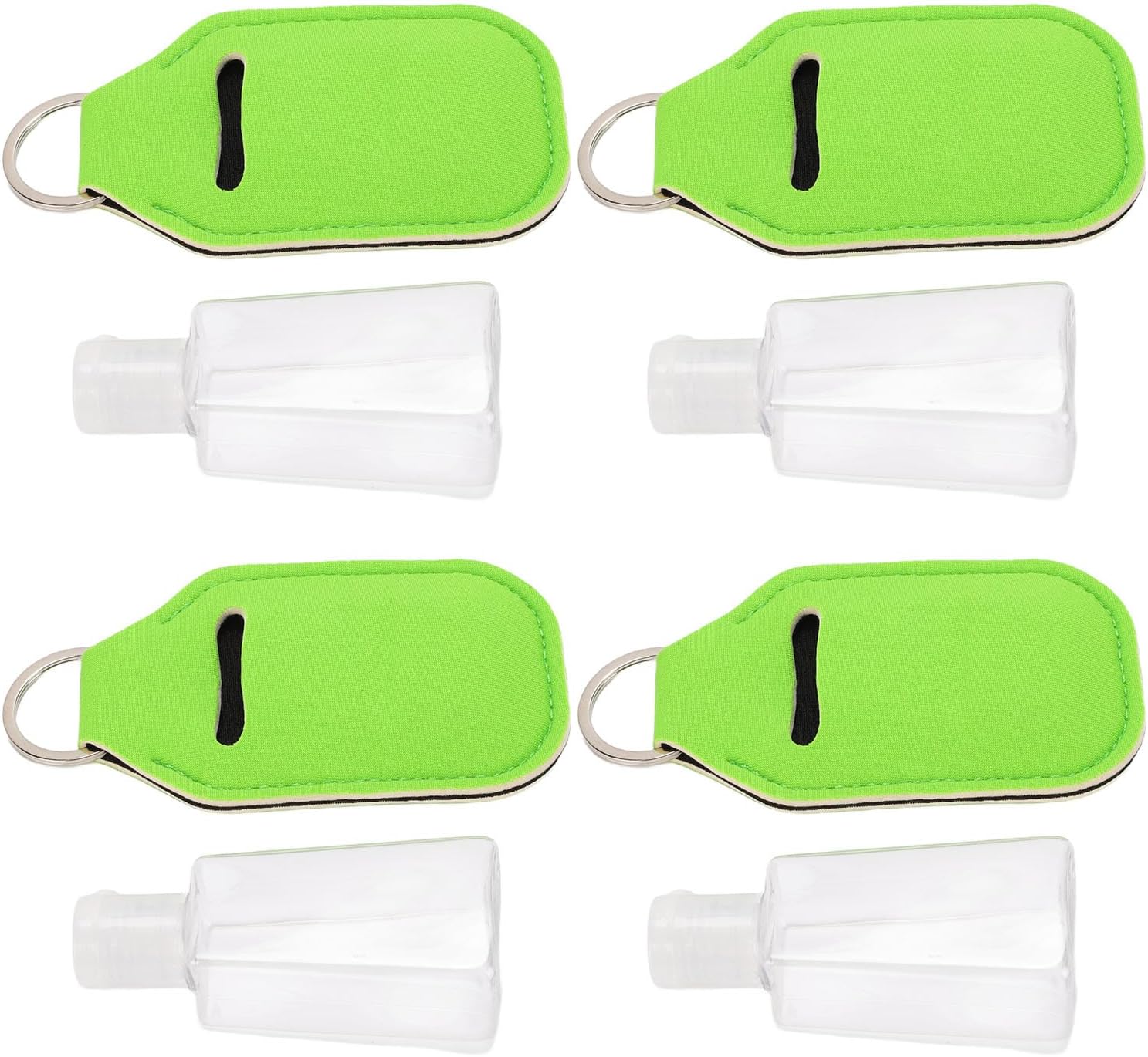Pomya 30ml Leakproof Travel Bottles | Refillable Keychain Containers For Toiletries & Cosmetics (Green)