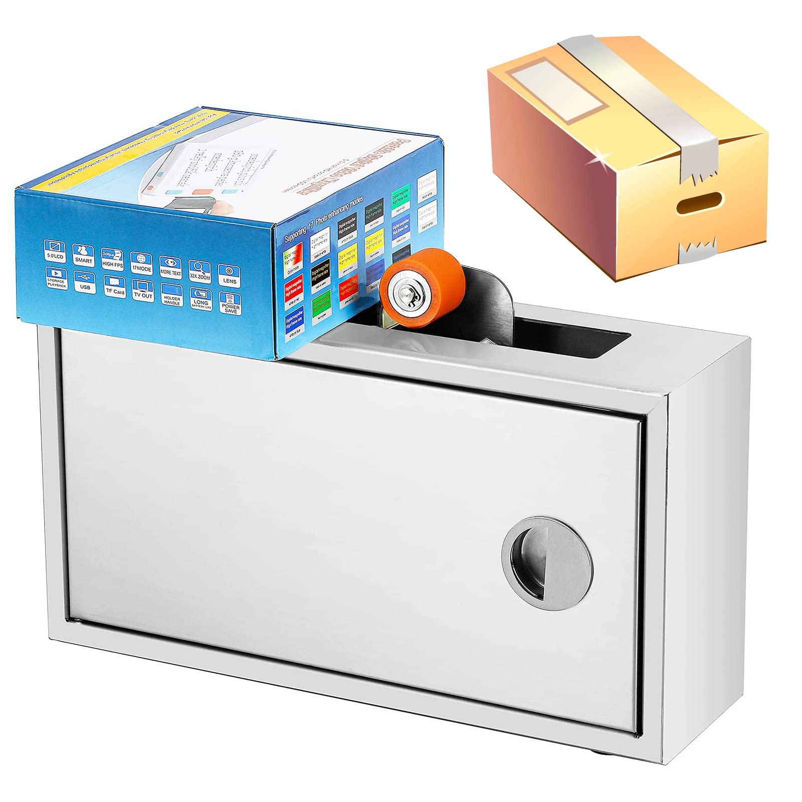 Automatischer Klebebandabroller, Versiegelungsmaschine, Klebebandschneidemaschine, Kartonversiegelungs- und Verpackungsmaschine, Papierbandversiegelungsmaschine, Kartonklebebandmaschine