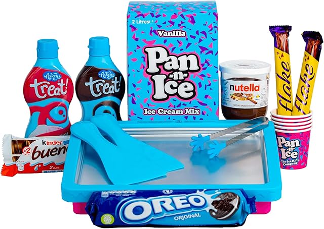 Pan-n-Ice Ice Cream Maker Bubba Pack - Make Ice Cream Rolls at Home PAN N ICE