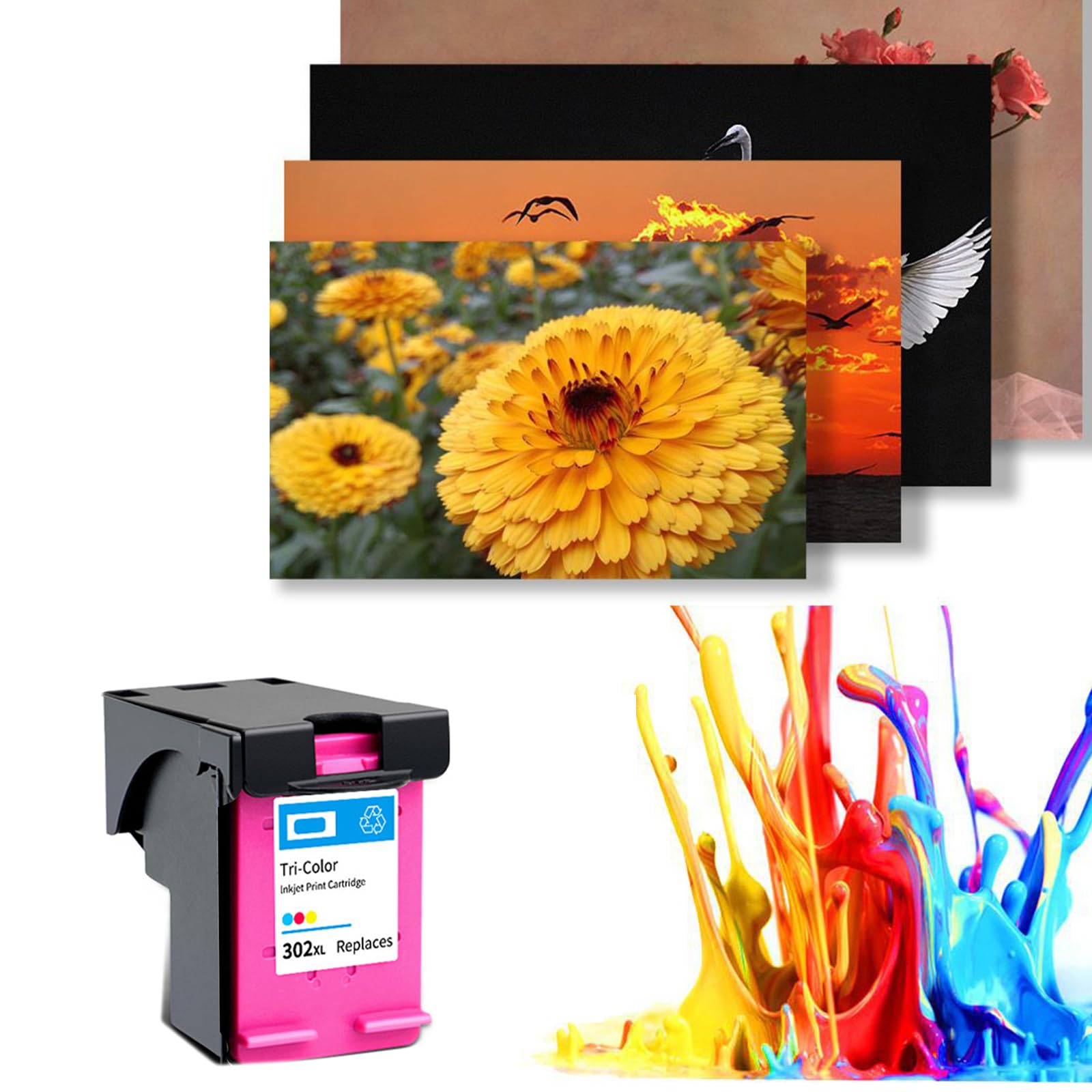 302xl nachfüllbare Patrone für 302xl 4520 4527 4524 4523 OfficeJet 3835 3830 3831 4650 5230 Drucker