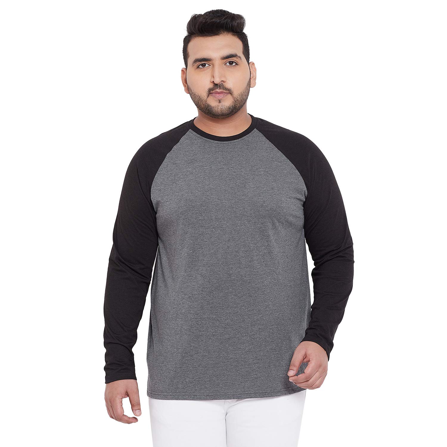 bigbanana Plus Size Men's Round Neck T-Shirt-picture-48