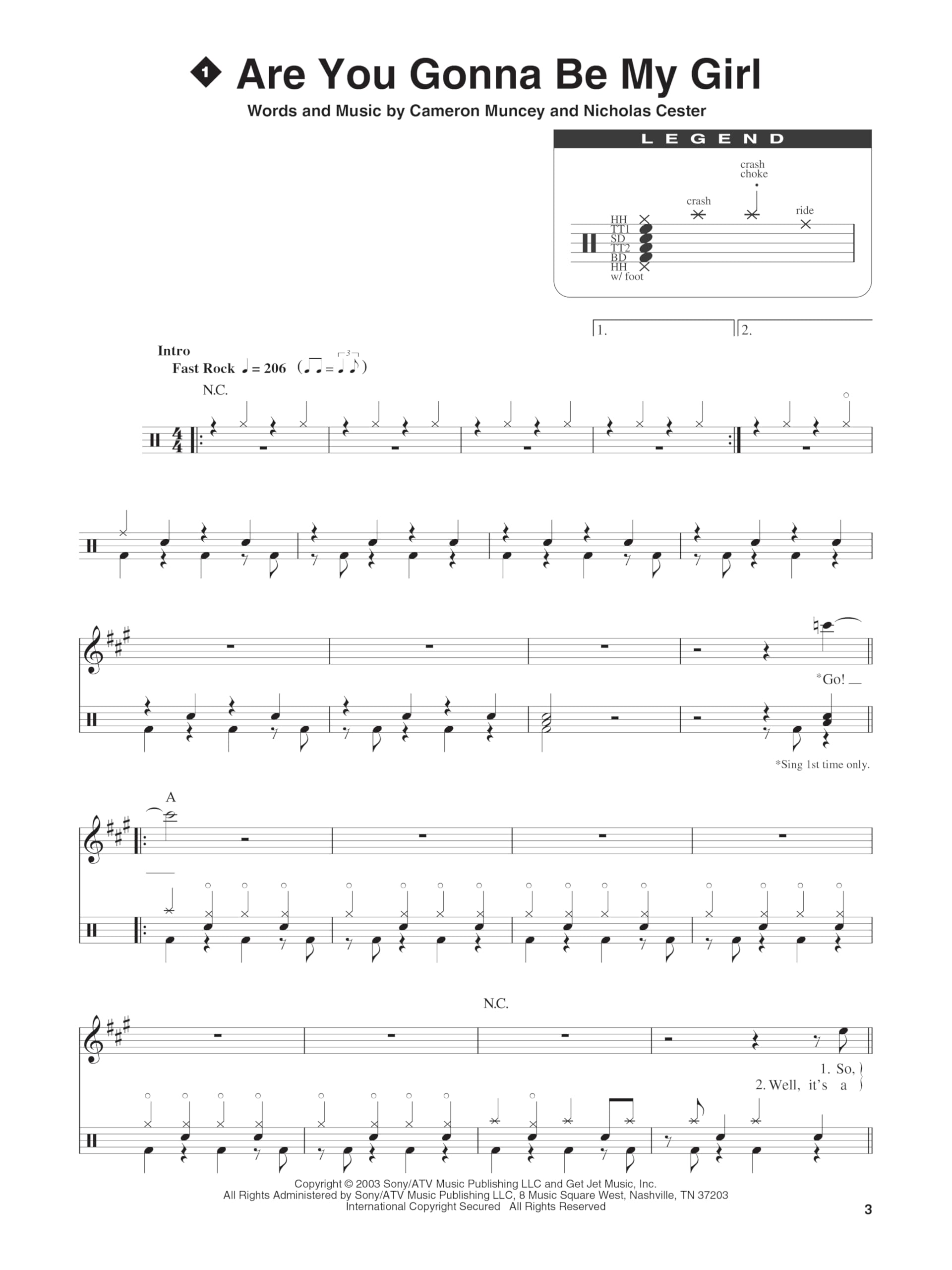 Fasttrack Drums Rock Songbook