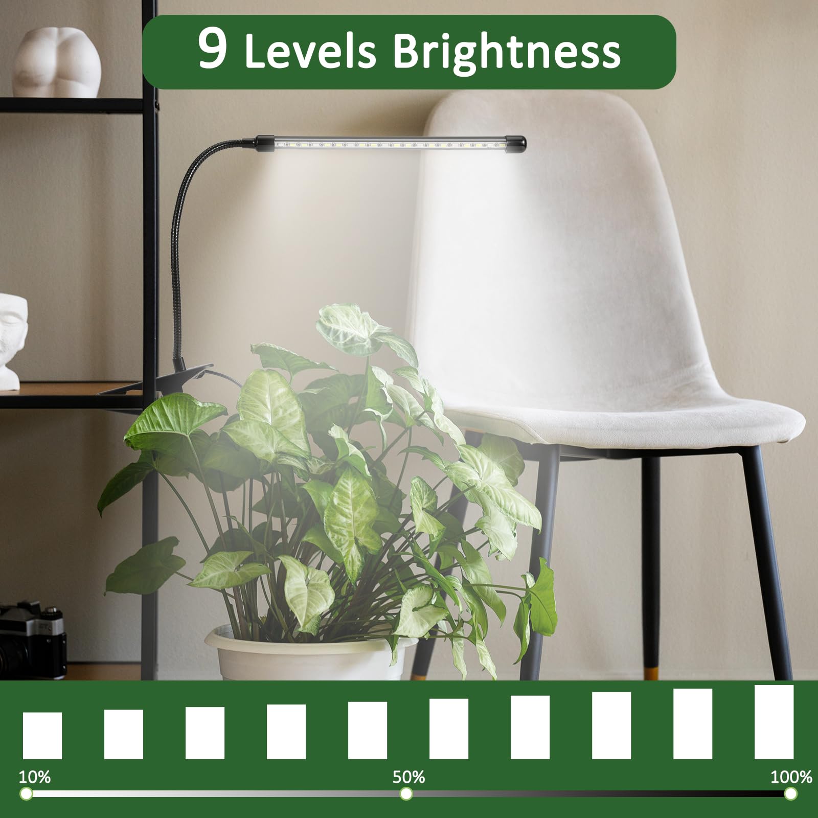 Amazon.co.jp: 屋内植物用LEDグローライト、20W 6000K植物ライト、多肉