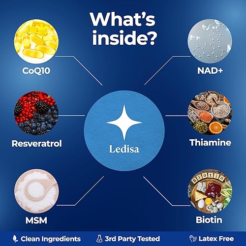 Miniatura 2 de Parches NAD para mujeres y hombres  Parche NAD+ para energía y envejecimiento saludable  con CoQ10 y nicotinamida  Suministro para 30 días