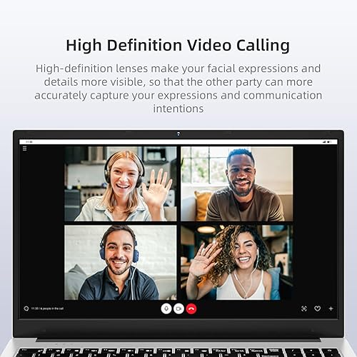 Miniatura 4 de JUSTTHINK Portátil de 14 pulgadas, 8 GB de RAM, SSD de 256 GB, procesador Intel (hasta 2.6 GHz), sistema Windows 11, ranura TF de 2 TB, HDMI, WiFi,