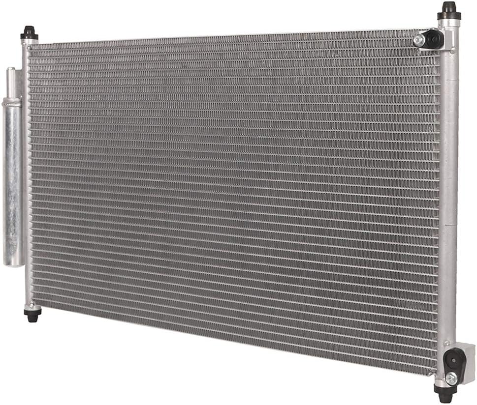 OCPTY Condenser Compatible with 2013-2018 for Acura ILX | 2012-2015 for Honda Civic, Replace 3965, 80110TR0A01, 80110TR0A02, CN3965PFC, 477-0767 A/C Condenser Air Conditioning