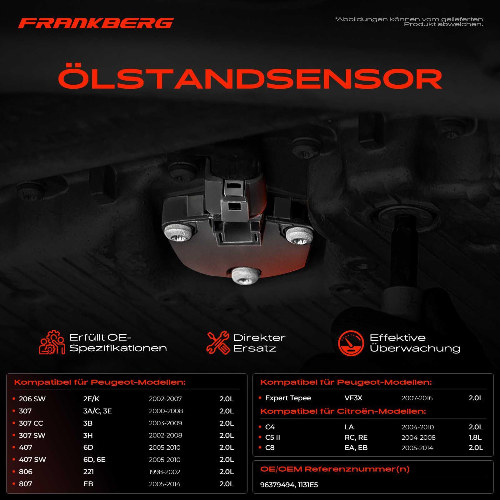 Frankberg Sensor de nivel de aceite 1131E5