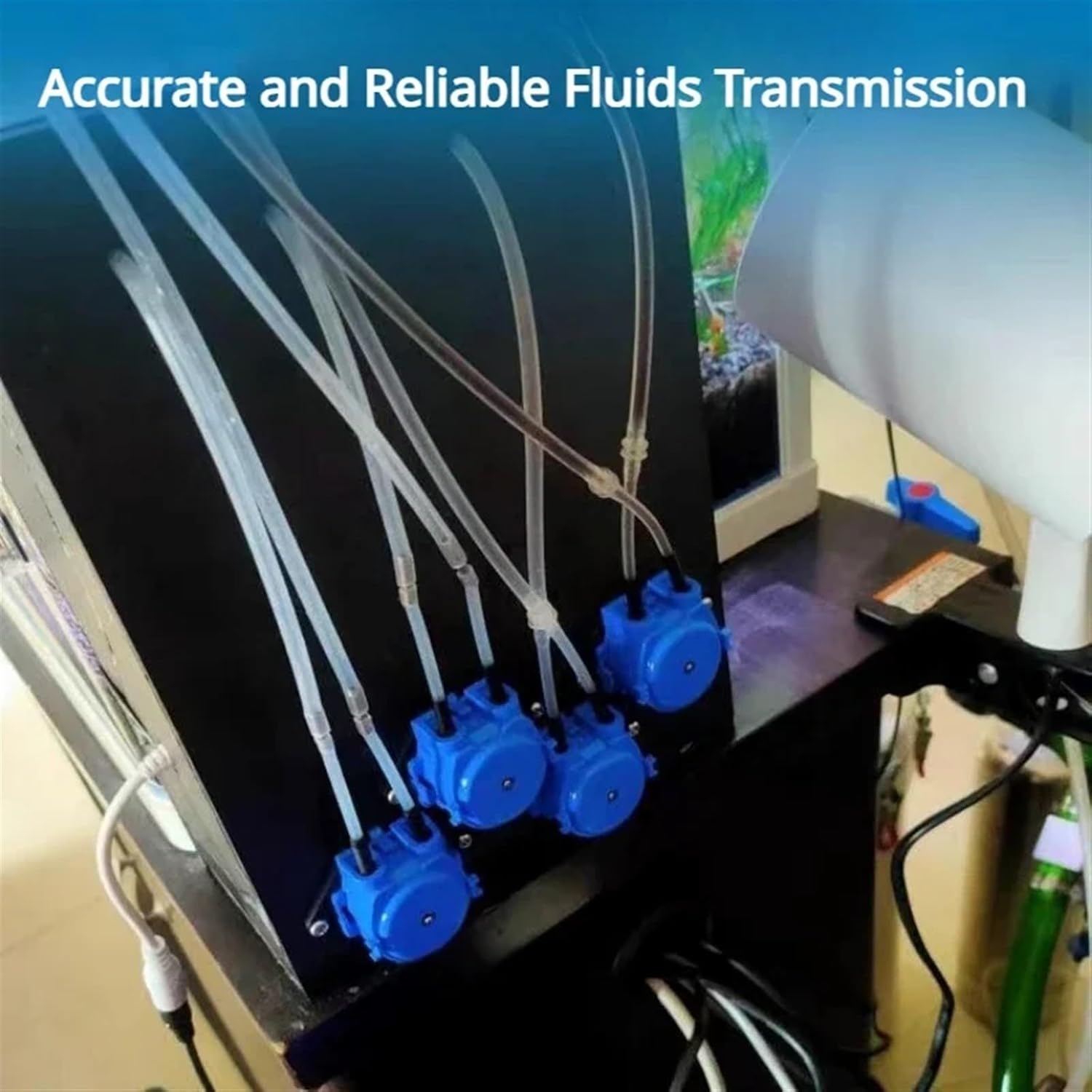 Micro Peristaltic Pump 12V Micro Self-priming Aquarium Laboratory Reversible Metering Pump