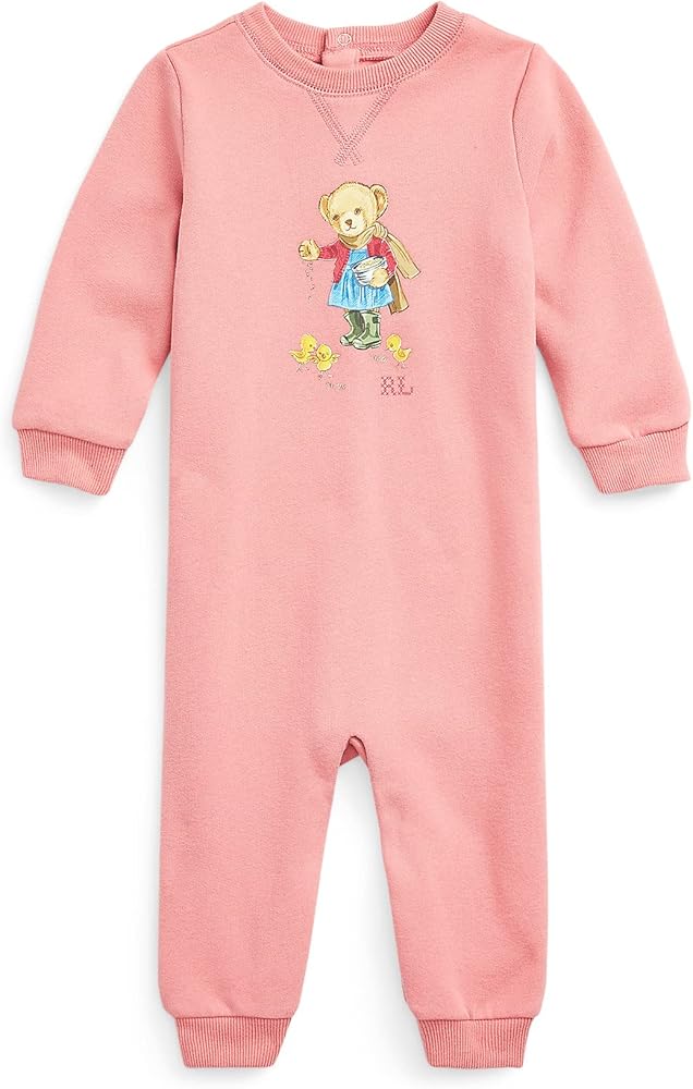 ラルフローレン　女の子　ロンパース ラルフローレンベビー女の子！かわいい襟付きロンパース・カバーオール