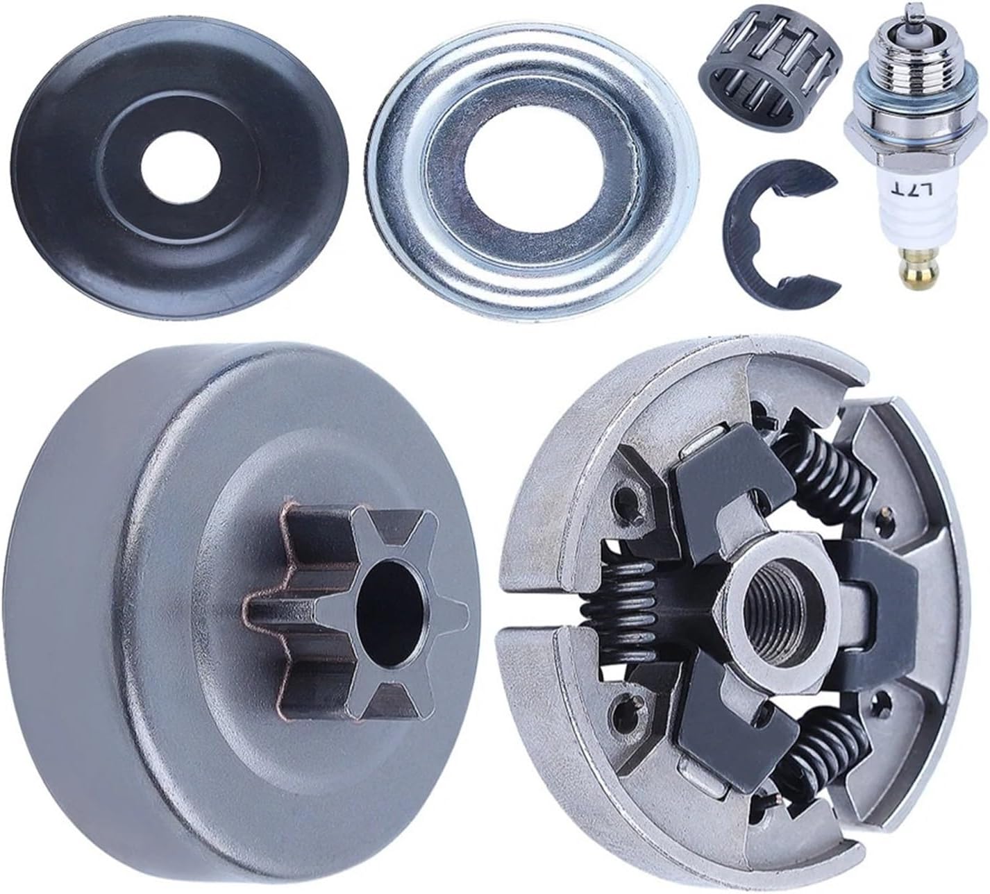 3/8&rdquo; 6T クラッチ スプロケット ドラム ワッシャー ニードル ベアリング キット Stihl MS170 MS180 018